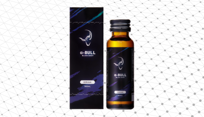 α-BULL ENERGY SHOTのパッケージ